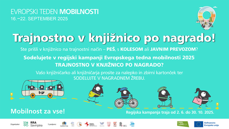 Trajnostno v knjižnico po nagrado
