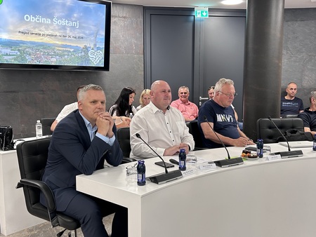 Minister mag. Bojan Kumer, župan Boris Goličnik, minister Jože Novak